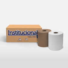Toalla en Rollo Blanca Institucional